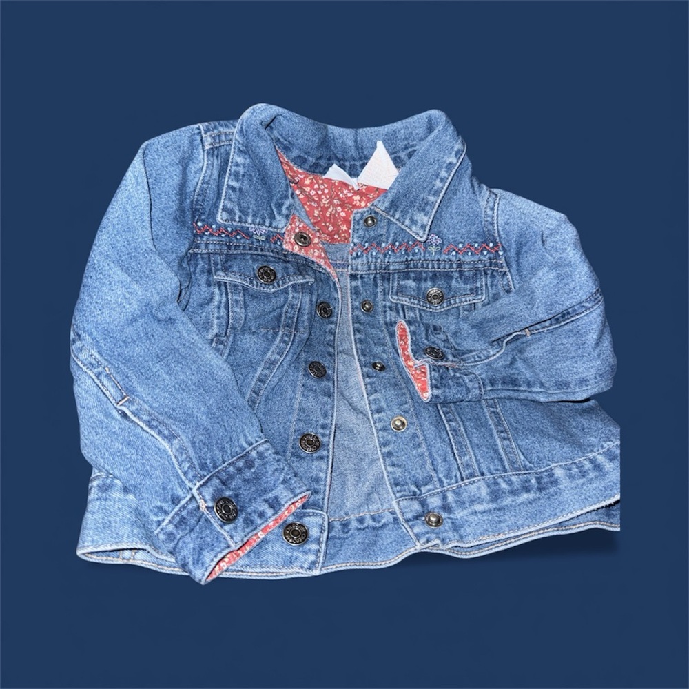 Cherokee Blue Denim girls Kids Jacket 2T